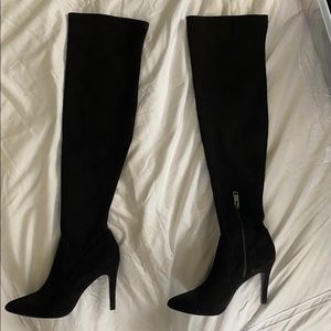 Joie Thigh High Black Boots